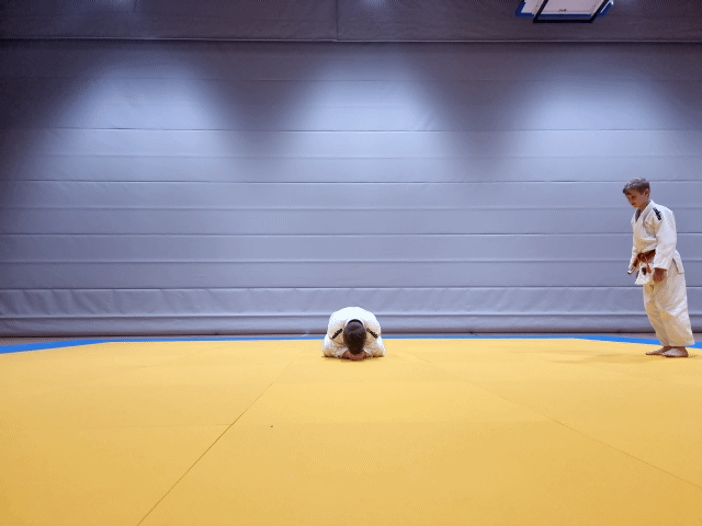 Judorolle &uuml;ber ein Hindernis